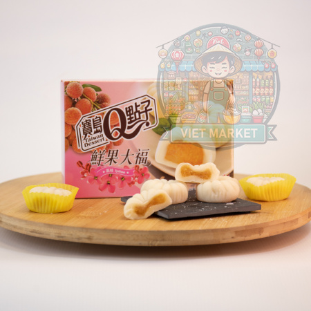 Q Brand Mochi s príchuťou liči 210g