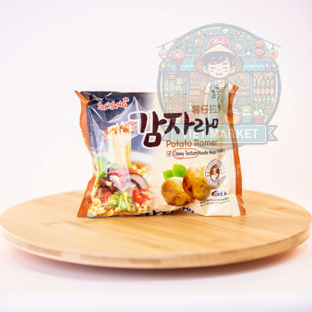 Samyang Potato Ramen – Instantné zemiakové rezance, 120g