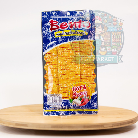 BENTO miešaný snack z morských plodov - pikantný 20g