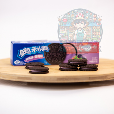 Oreo sušienky s príchuťou čučoriedka a malina 97g