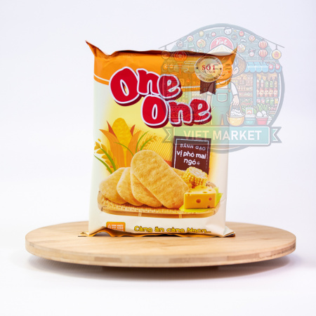 One One krekry s príchuťou kukurice a syra 120g