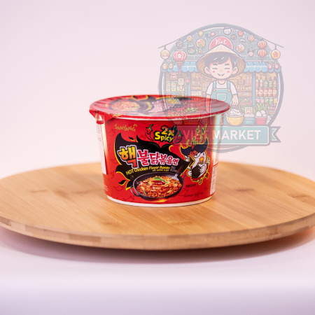 SAMYANG BULDAK Instantná zmes na prípravu polievky s kuracou extra dvojitou pikantnou príchuťou v miske 105g