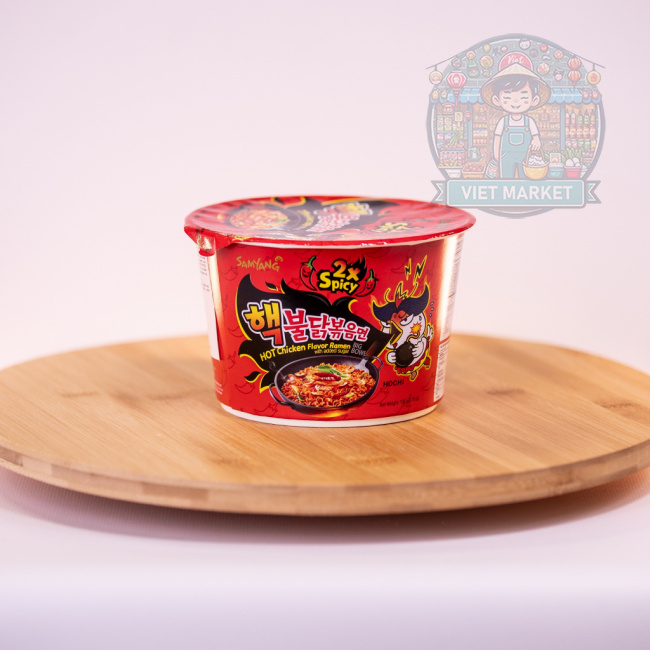 SAMYANG BULDAK Instantná zmes na prípravu polievky s kuracou extra dvojitou pikantnou príchuťou v miske 105g