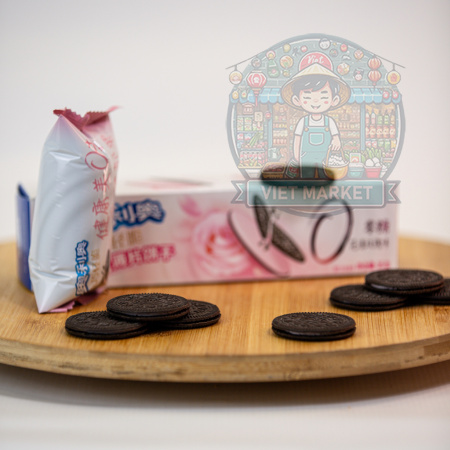 Oreo sušienky s príchuťou kvet ruže - bez cukru 95g