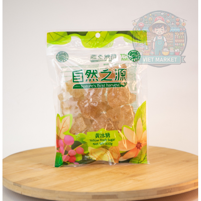 NATURE'S BEST HARVEST Žltý kamenný cukor 400g
