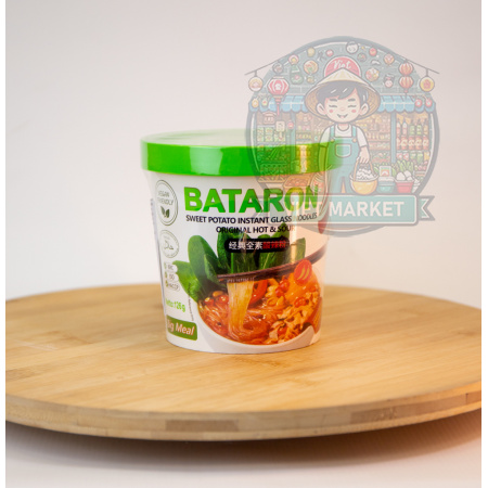 Bataron batátové instantné sklenené rezance Hot & Sour 126g