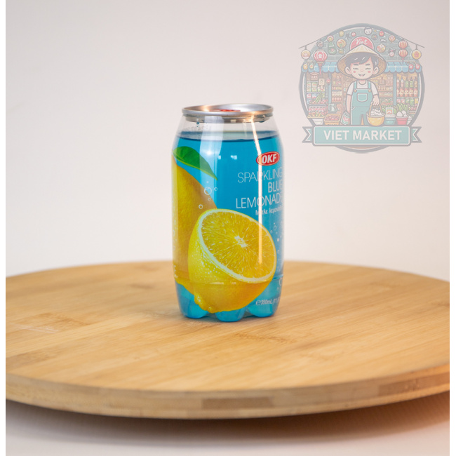 OKF Nealkoholický sýtený nápoj s príchuťou citrónu, (modrá limonáda) 350ml