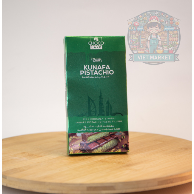 Choco Lake Dubajská čokoláda Kunafa pistácia 190g