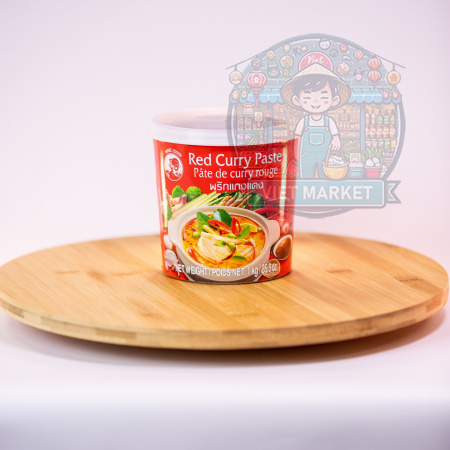 COCK BRAND Červená kari pasta 1kg