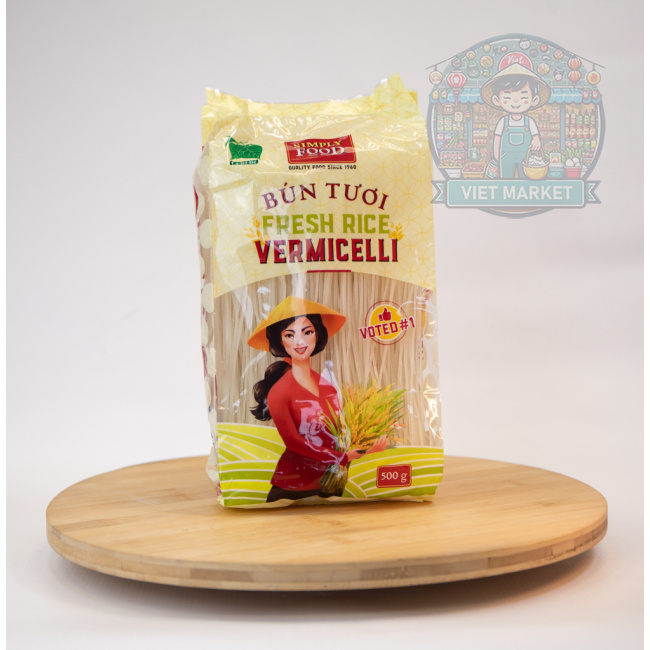 SIMPLY FOOD Čerstvé ryžové rezance 500g