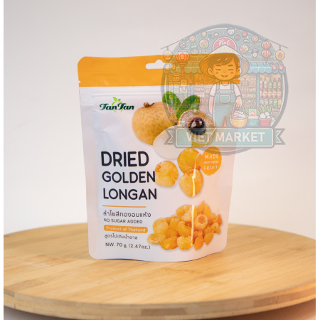 Tan Tan sušený zlatý longan 70g