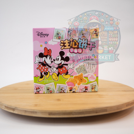 DISNEY Mickey Mouse sušienky s jahodovou náplňou 100g 