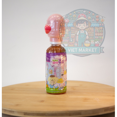 SANRIO Nealkoholický nesýtený nápoj s príchuťou hrozna 220ml