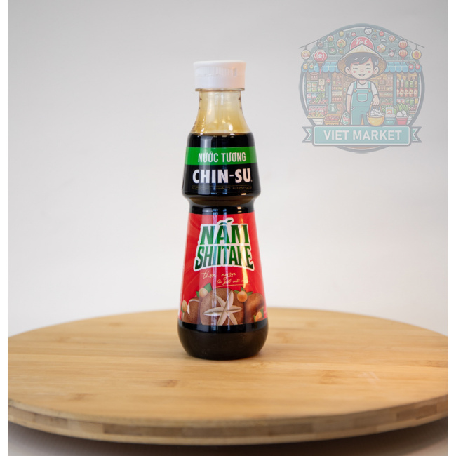 CHIN-SU Sójová hubová omáčka Shitake 330ml