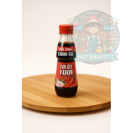 CHIN-SU Sójová omáčka s čili - cesnakovou príchuťou 330ml
