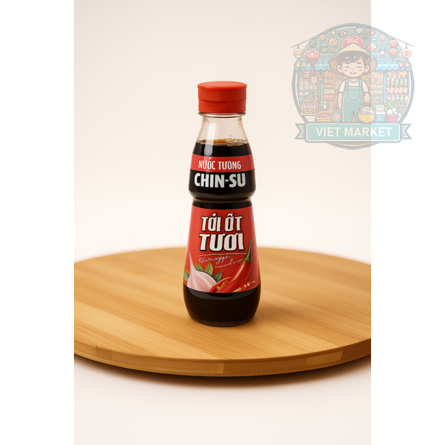 CHIN-SU Sójová omáčka s čili a cesnakom 330ml