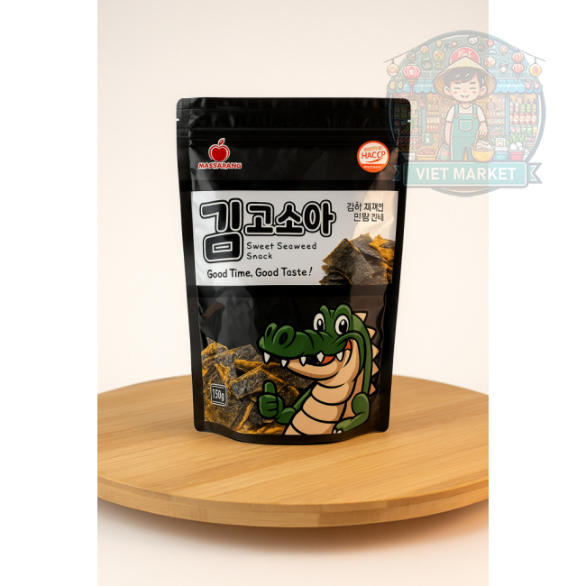 MASSARANG Chrumkavý sladký snack s príchuťou rias 150g