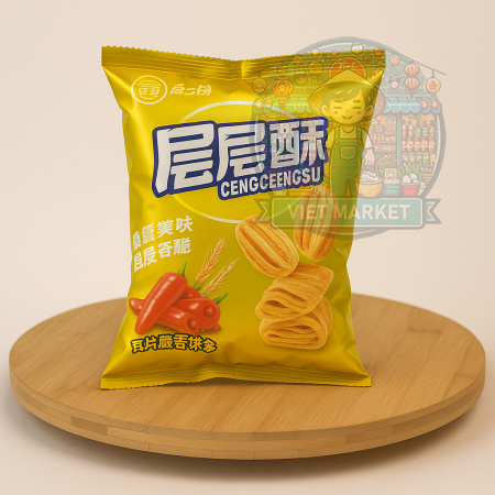 CENGCENGSU Pea pšeničný snack s pikantnou príchuťou 60g