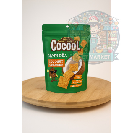 COCOOL Kokosové krekry 80g