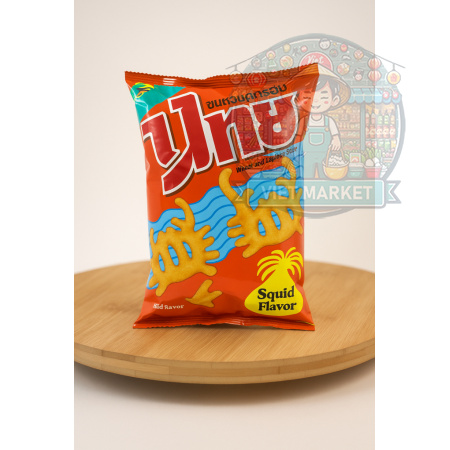 PU THAI Chrumkavý snack s príchuťou chobotnice 55g