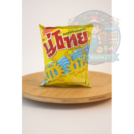 PU THAI Chrumkavý snack s príchuťou kukurice 55g