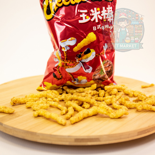 CHEETOS Kukuričné chrumky s príchuťou japonského steaku 90g