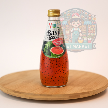 VINUT Basil Seed Drink s melónovou príchuťou 290ml
