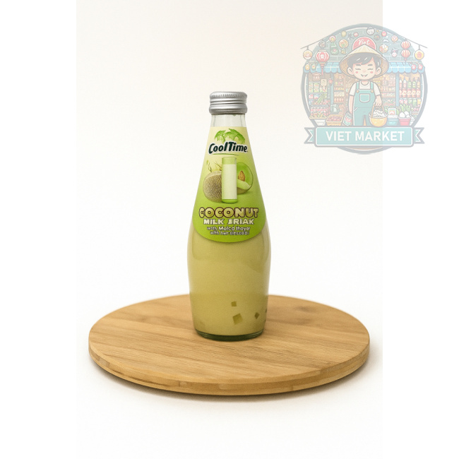 COOL TIME Nealkoholický nesýtený mliečny nápoj s príchuťou žltý melón 290ml