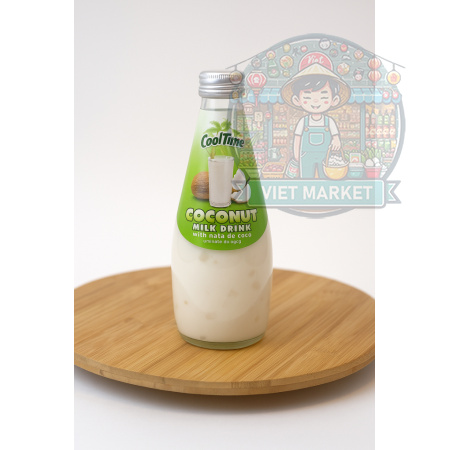 COOL TIME Nealkoholický nesýtený mliečny nápoj s príchuťou kokosu 290ml