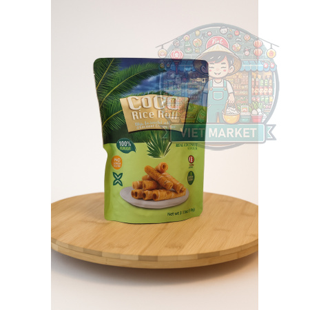 COCO Chrumkavé ryžové rolky s príchuťou pandan 100g