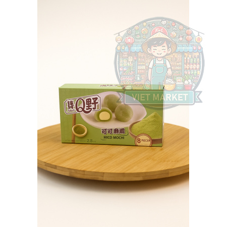 MICO MOCHI Ryžové koláčiky s príchuťou matcha 80g