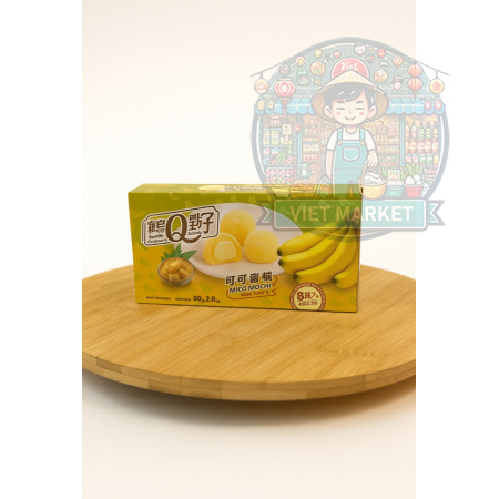 MICO MOCHI Ryžové koláčiky s príchuťou banán 80g