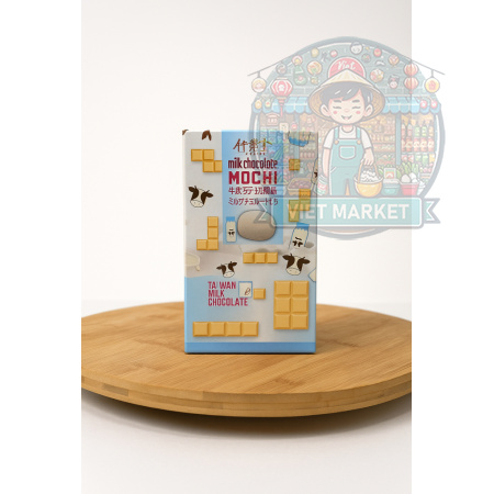 BAMBOO HOUSE Mochi ryžové koláčiky s mliečnou náplňou a bielou čokoládou 120g