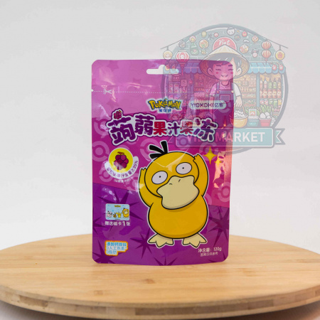 YIZHI Pokemón želé cukríky s príchuťou červené hrozno 120g
