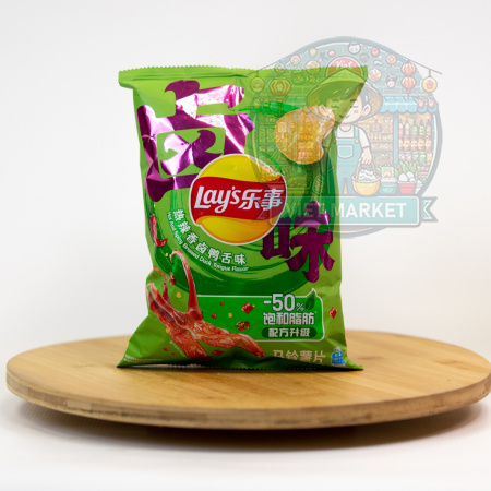 Lays chipsy s príchuťou pikantné kačacie jazyky 70g