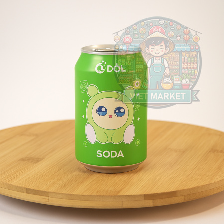 QDOL EGG Nealkoholický sýtený nápoj s limetkovou príchuťou 330ml
