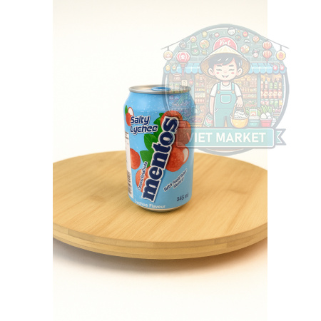MENTOS Nealkoholický nesýtený nápoj s kúskami kokosového želé so slanou príchuťou liči 340ml