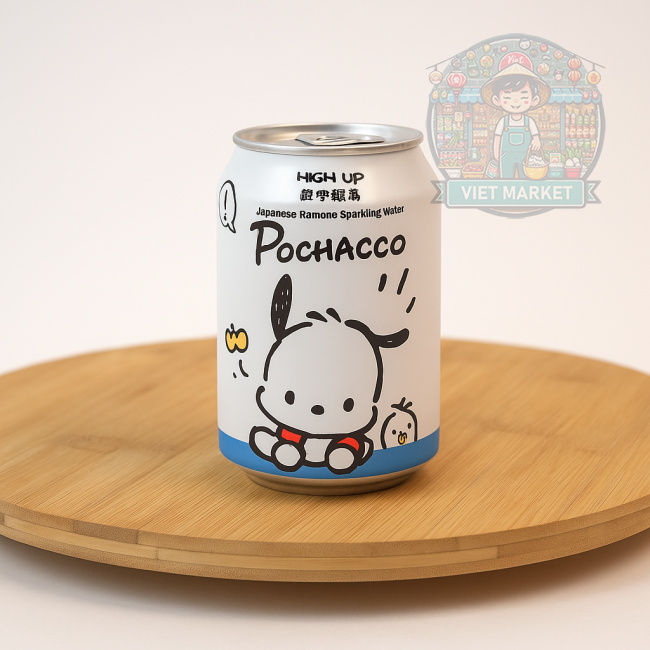 HIGH UP POCHACCO Nealkoholický sýtený nápoj s ramune príchuťou 330ml