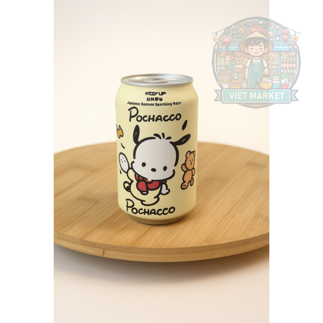 HIGH UP POCHACCO Nealkoholický sýtený nápoj s ramune príchuťou 330ml