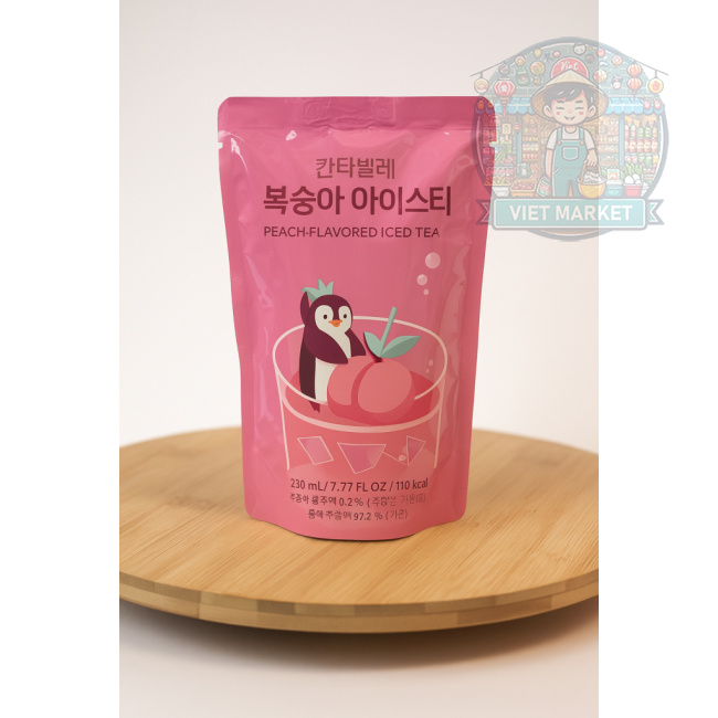 CANTABILE Nealkoholický nesýtený nápoj s príchuťou broskyne 230ml