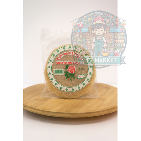 BANH DA ME TRANG Biely sezamový papier 22cm 400g