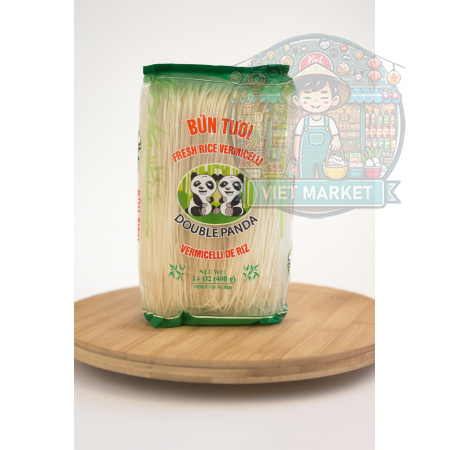 DOUBLE PANDA Sklenené ryžové rezance 400g