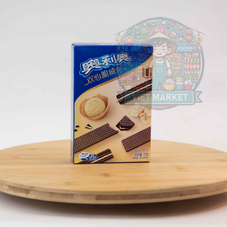 OREO Čokoládové oblátky plnené s vanilkovou príchuťou 72g