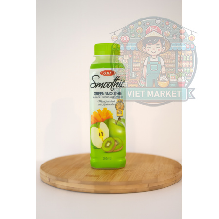 OKF Nealkoholický nesýtený nápoj smoothie s príchuťou kiwi a jablko 500ml