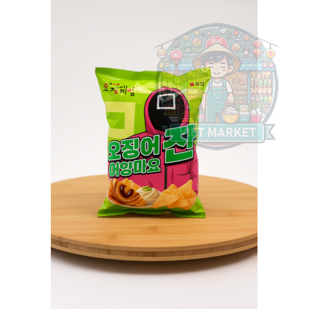 SQUID GAME Pikantné majonézové lupienky 50g