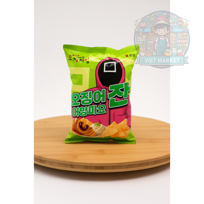 SQUID GAME Pikantné majonézové lupienky 50g