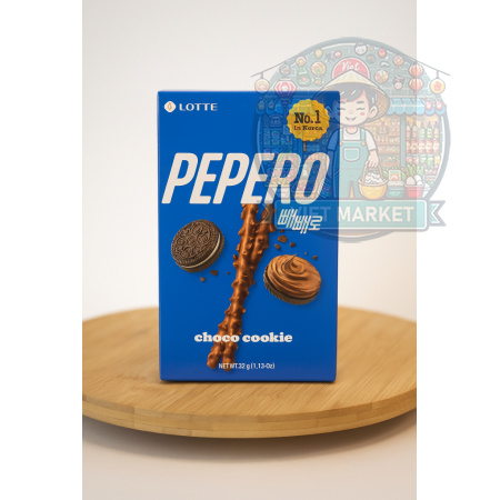 LOTTE PEPERO Tyčinky máčané v čokoláde s kúskami sušienok 32g