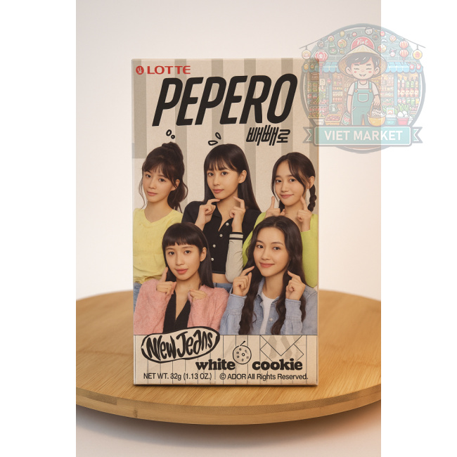 LOTTE PEPERO NWJNS EDÍCIA Tyčinky máčané v bielej čokoláde s kúskami sušienok 32g