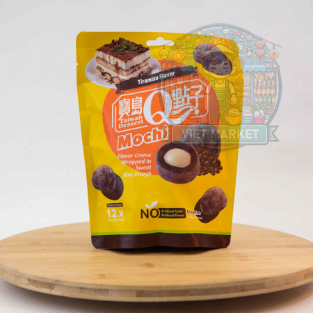Q Mochi ryžové koláčiky s príchuťou tiramisu 180g