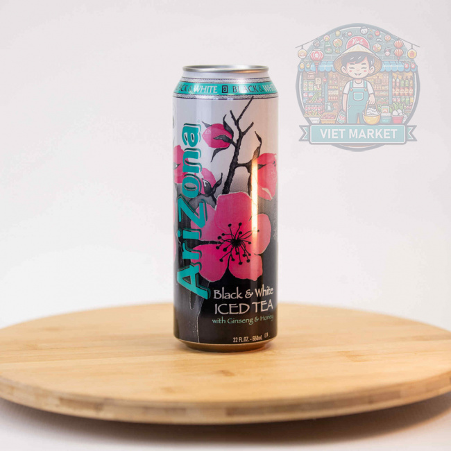 ARIZONA Nealkoholický nesýtený ľadový čaj z čierneho a bieleho čaju s ženšenom a medom 650ml